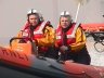 True Grit! Helmsmen Andy Stonehouse and Barry Knaggs.