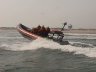 "Leicester Challenge" exercising close inshore.