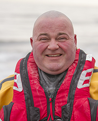 Helmsman Mark Reeves